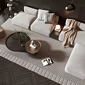 Modern Sofa Coffee Table Combination Sofa Coffee Table 3d model