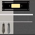 Modern Drying Rack Lifting Drying Rack Remote Control Drying Clothes Electric Drying Rack Invisible Drying Rack Drying Rack 3d model