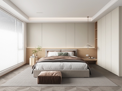 Modern Bedroom Home Bedroom 3d model