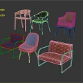 Modern Leisure Chairs In Various Colors And Stylish Designs For Comfortable Seating