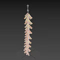Hanging Dried Red Chili Peppers as Kitchen Living Supplies Decoration