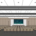 Lecture Hall 3d model