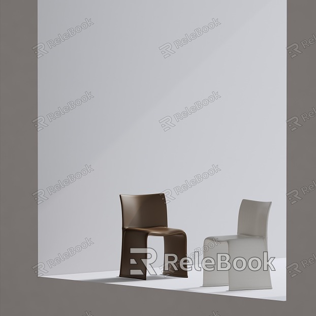 Modern Simple Dining Chair model