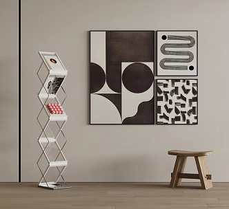 Decorative Hanging Painting 3d model