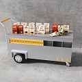 Vans Bakery Cart 3d model