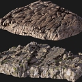 Modern Rock Beach Rocks 3d model