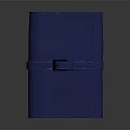 Modern Notebook Smoke Pipe Bag Book 3d model
