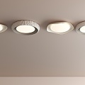 Ceiling lamp cream wind ceiling lamp 3d model