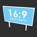 Modern Commercial Complex Digital Signage With 16 by 9 Aspect Ratio
