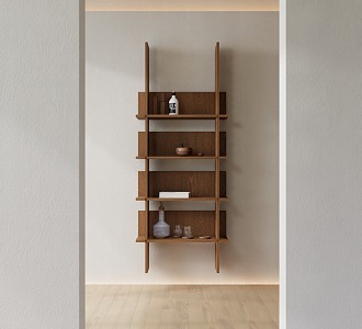 Silky Shelf Bookshelf 3d model