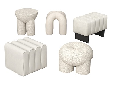 Sofa stool low stool combination model