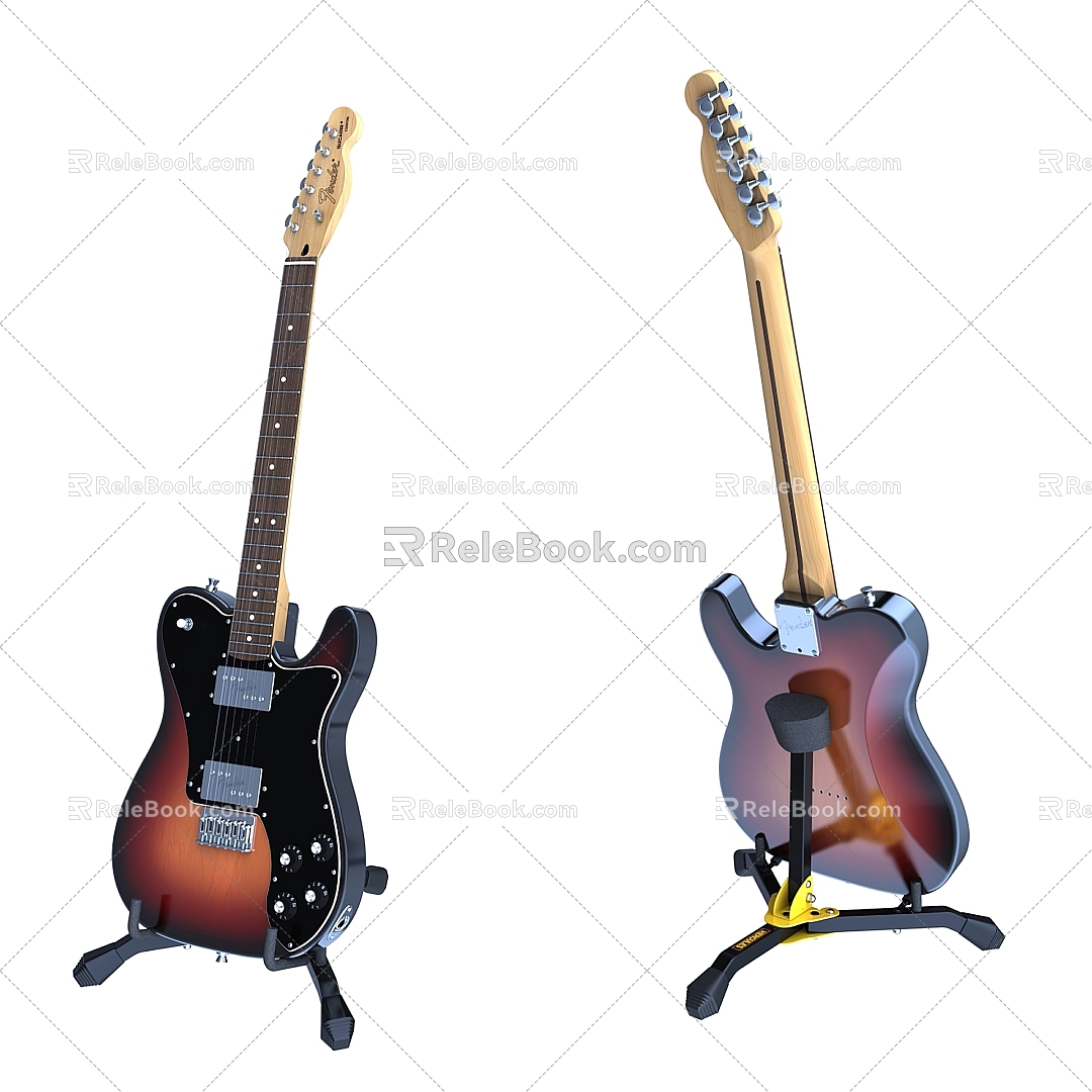 Musical Instrument Guitar 3d model