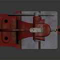 Bench Drill Vertical Drilling Machine Vertical Bench Drilling Machine Tools Hardware Tools Processing Tools Furniture 3d model