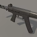 Modern Tactical Assault Rifle with Metal Body Magazine and Tactical Rail