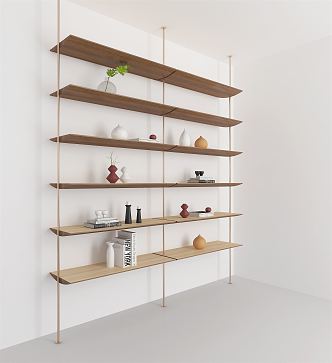 Modern Bookshelf 3d model