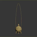 Incense burner Aromatherapy device Aromatherapy burner Aromatherapy burner Realistic model Cartoon model PBR 3d model