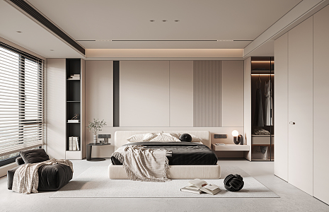 Modern Bedroom 3d model