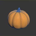 Decorative Pumpkin as Essential Home Living Accessory for Interior Decoration 3d model