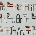 Various Modern Dining Chairs With Wooden And Metal Frames Stylish Seating Designs