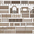 Various Types of Wooden Fence Designs for Garden and Outdoor Use Projects
