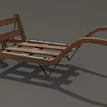 Vintage Wooden Horse Carriage Design With Spoked Wheels And Wooden Planks Structure