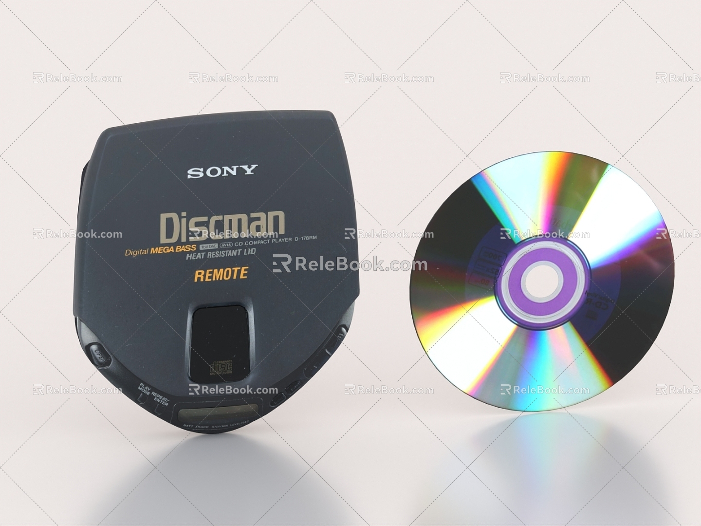 CD Player Record Player VCD DVD Player Music Player Disc Player 3d model