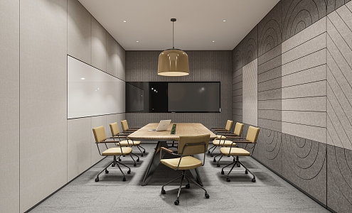 Modern Meeting Room Meeting Table and Chair 3d model