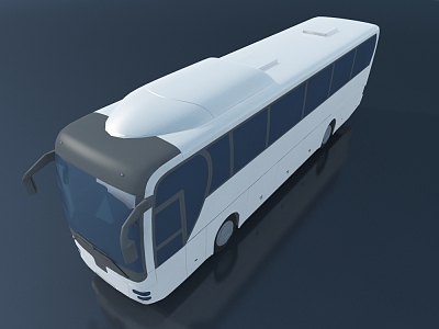 Modern Car Transporter sports car Bus 3d model