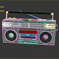 Sony Walkman Recorder Vintage Recorder Card Machine Tape Retro Recorder 3d model
