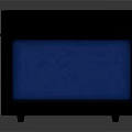 Sleek Samsung Kitchen Appliance With Blue Top Digital Display And Glass Door