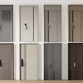 Various Colors Security Doors With Modern Designs For Home Entrance Safety