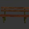 Architectural Wooden Bench Structure With Natural Wood For Outdoor Garden Seating Areas