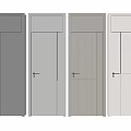 Modern Interior Swing Doors With Various Colors And Simple Designs 3d model