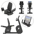 Modern Recumbent Exercise Bike With Comfortable Seat And Digital