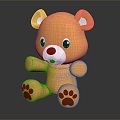 Modern Teddy Bear Toy Bear Cartoon Bear 3d model