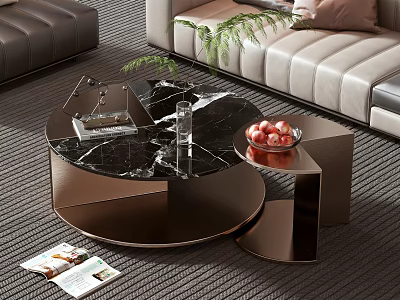 minotti coffee table 3d model