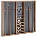 Modern Billiards Storage Cabinet Custom Billiards Rack Billiards Supplies Billiards Decorations 3d model