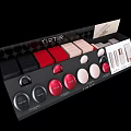 TIRTIR Cosmetics Display With Round Pressed Powders Lipsticks And Makeup Products