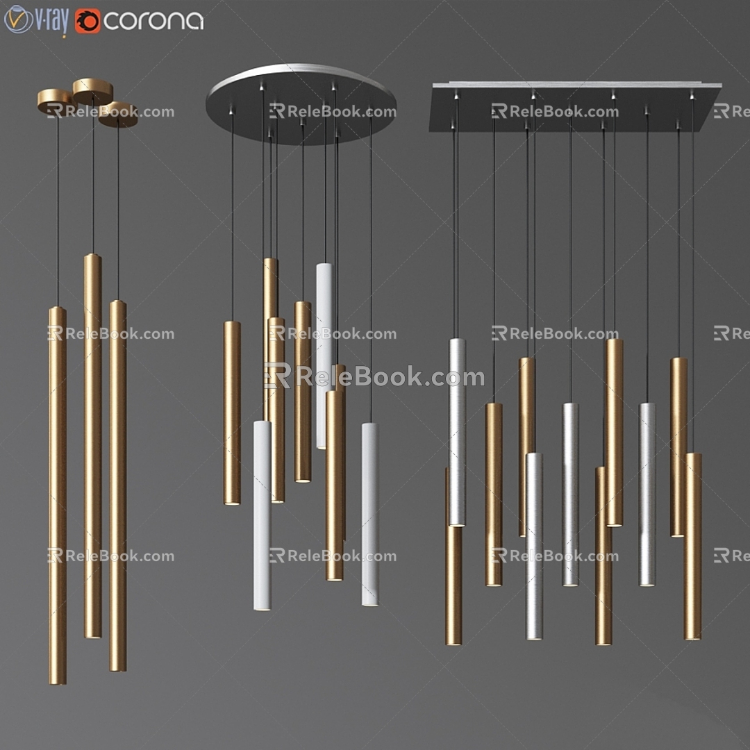 Modern chandelier loya zuma round ardehouse level 3d model