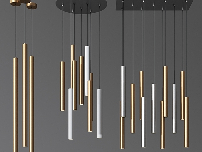 Modern chandelier loya zuma round ardehouse level 3d model