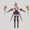 Characters 3d model