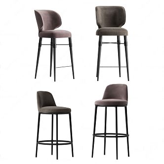 Modern Bar Chair 3d model