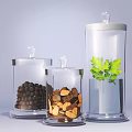 Medical Storage Glass Jars With Sealed Lids For Laboratory Supplies And Samples