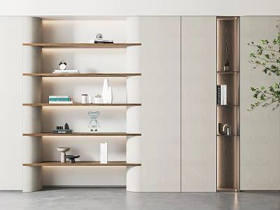 Modern Decorative Cabinet Decorative Cabinet Background Wall 3d model Modern Decorative Cabinet Decorative Cabinet Background Wall 3d model
