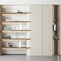 Modern Decorative Cabinet Decorative Cabinet Background Wall 3d model