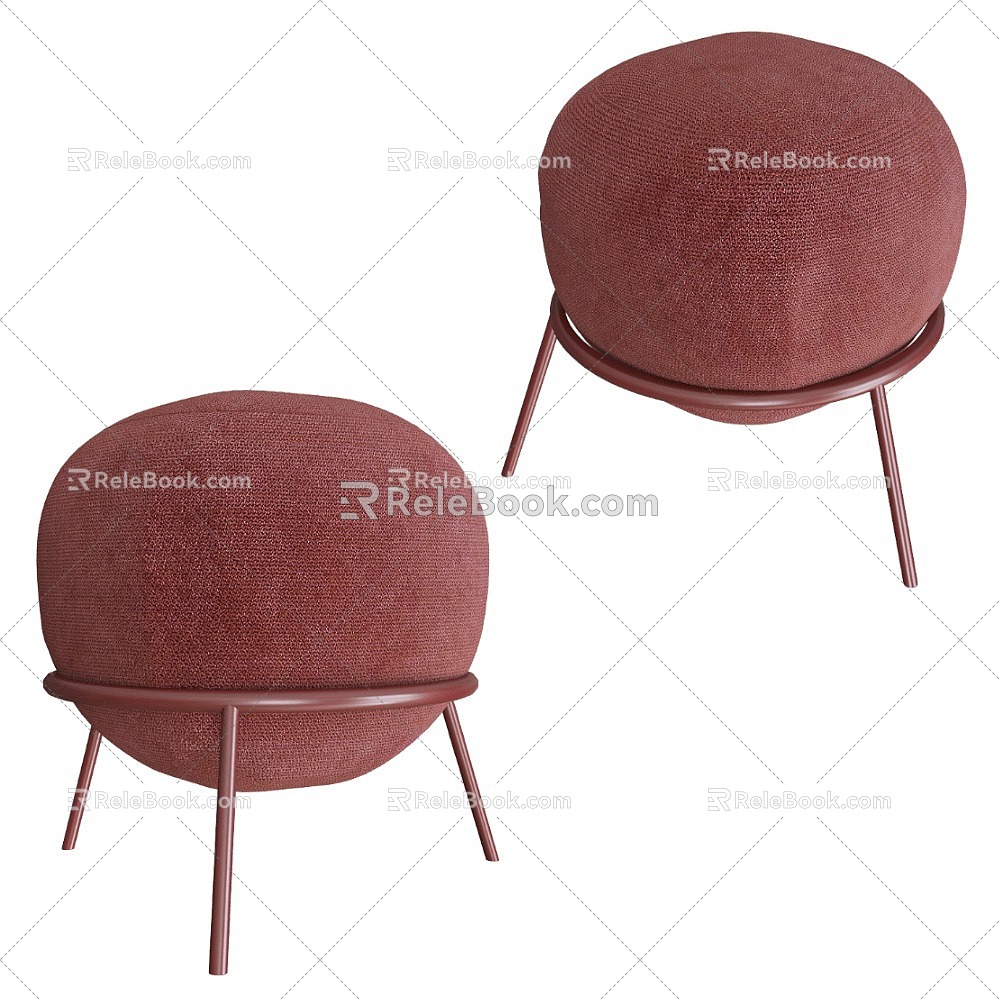 MISSANA casual stool 3d model