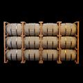 Modern Wine Barrel 3d model