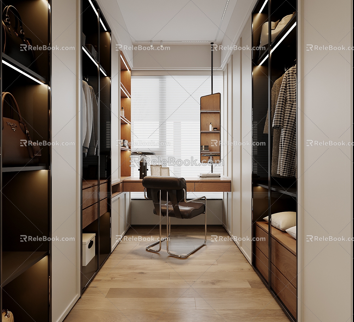 Modern Cloakroom 3d model