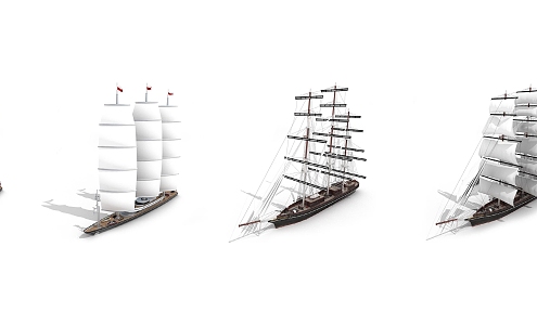 Modern Sailing 3d model