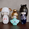 Japanese-style Doll Clothing Doll Ornaments 3d model